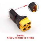 1PCS Amass Lithium Battery Adapter XT30, XT60, XT90 Series Adapter Parallel Plug