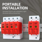 GTRIC House Lightning Surge Protector AC SPD 1P 2P 3P 4P 40KA 60KA 220V 385V AC Protective Low-voltage Arrester Device