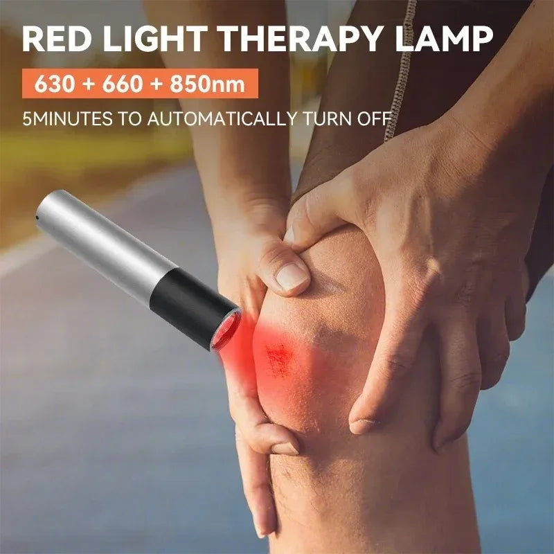 Led Flashlight Portable Red Light Therapy Red Light Infrared Lamp Led Therapy Skin Care Pet-friendly Pain Relief Muscle Pain