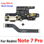 NEW USB Charging Port Dock Board Connector Main FPC Motherboard Flex Cable For Xiaomi Redmi Note 9 10 7 Pro 10S 11 4G 5G 8 fast