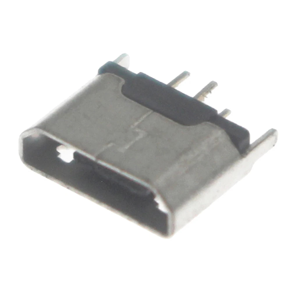 50pcs/100pcs Vertical MICRO Usb 5pin female socket seat jack Direct plug in Usb connector charging port sock power plug diy