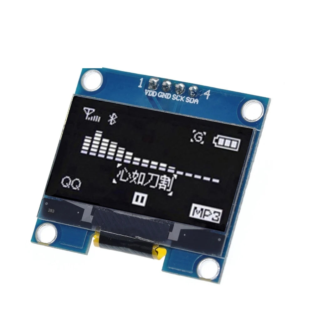 1-3pcs 1.3 Inch OLED Module White Color 128X64 OLED LCD LED Display Module 1.3 IIC I2C SPI Communicate for arduino Diy Kit
