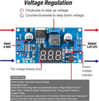 LM2596 DC DC Step Down Converter Voltage Regulator LED Display Voltmeter 4.0~40 to 1.25-37V Buck Adapter Adjustable Power Supply