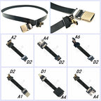 Camera 0.05M-1M FPC flexible cable drone aerial photo transmission FPV Micro HDMI to HDMI HD cable
