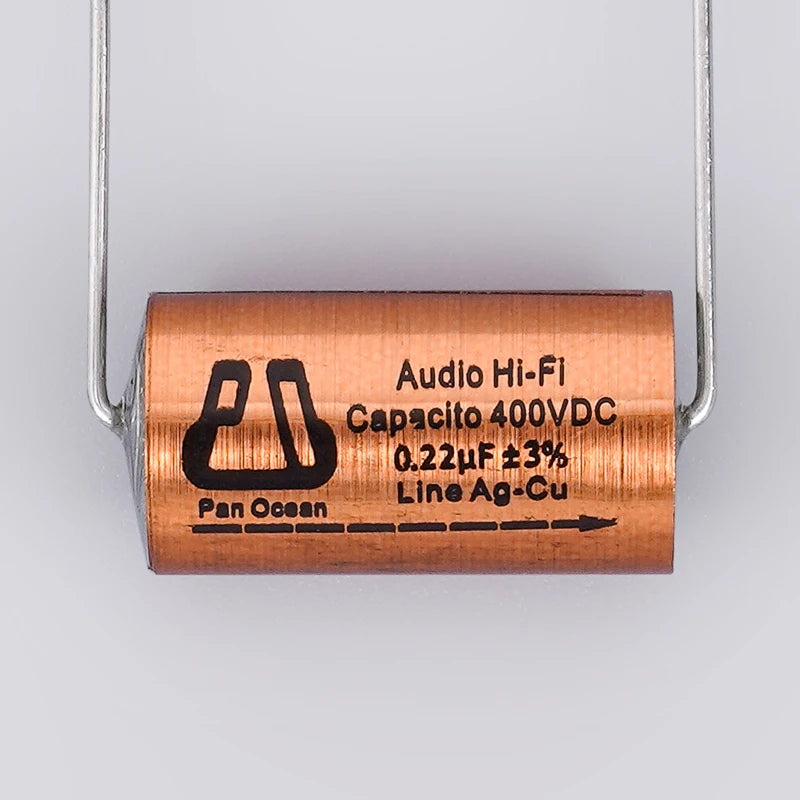 Free shipping 2pcs Tianji MKP Series Metallized polypropylene polar Audio Hi-Fi capacitor Line Ag-Cu ±3%