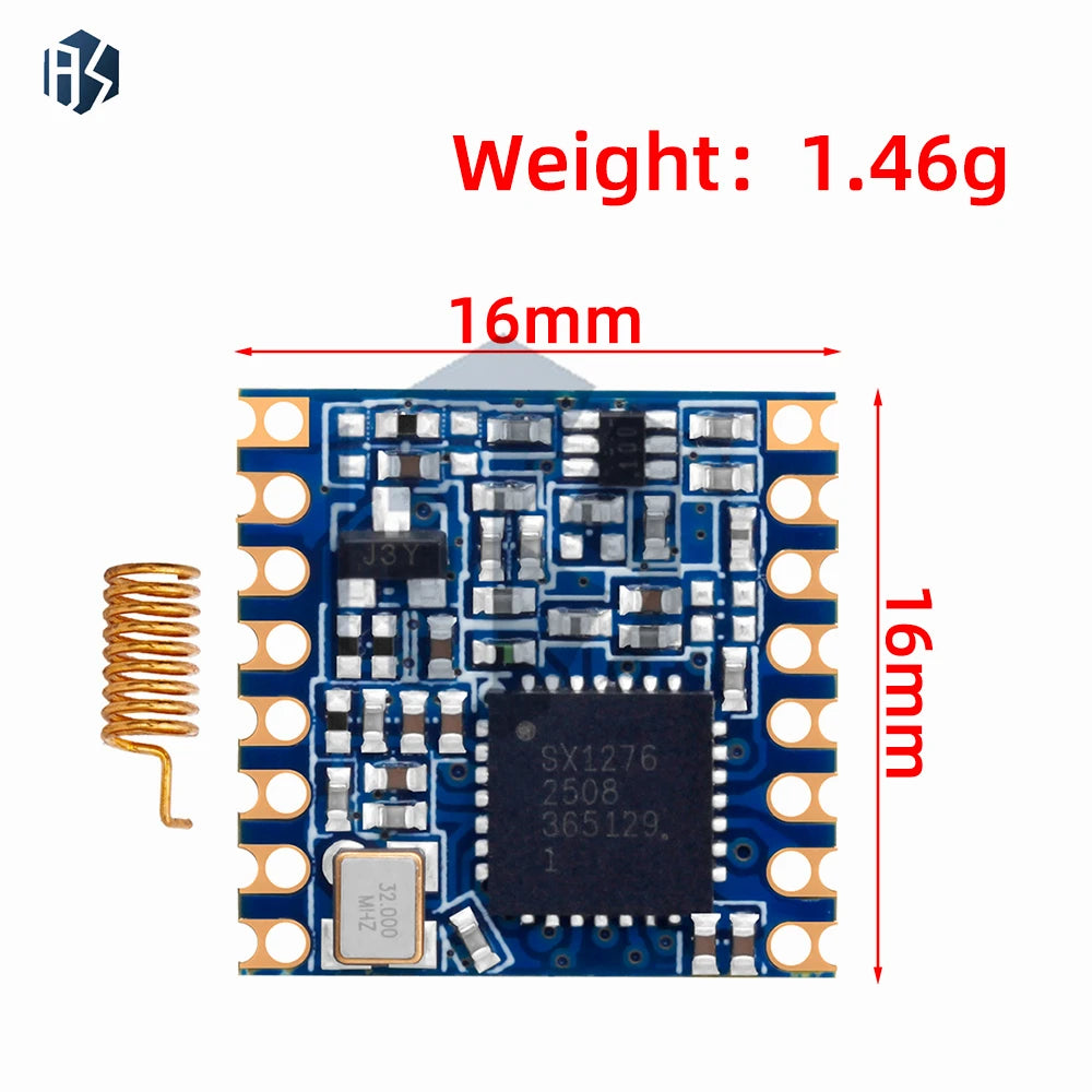 SX1276 LoRa Transceiver Module: 868MHz/915MHz Long-Range Spread Spectrum (LoRa/GFSK) – ESP32 Compatible