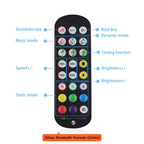 5V Wifi Bluetooth-compatible USB RGB COB LED Strip Light 24key 44key Remote Control Kit 576 LEDs Linear Lighting Flexible Tape
