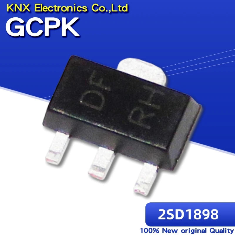 20PCS 2SD1898 SOT89 SOT-89 Mark DF NPN Bipolar Transistor 7133H SMD Power Triode