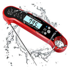 LMETJMA 0.5 Sec Instant Read Meat Thermometer Digital Waterproof Food Thermometer with Backlight Kitchen Thermometer For BBQ ﻿