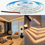 5mm 8mm LED Strip 2835 DC24V 12V 120LEDs/m Home Lamp Strips Red Ice Blue Yellow Orange Pink Flexible And Cuttable Soft Lamp Bar