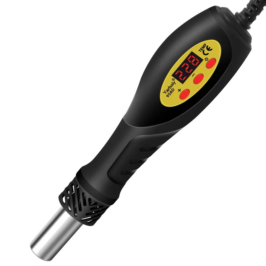 Micro Hot Air Gun 600W Rework Soldering Station LCD Digital Hair Dryer For Soldering 110V Heat Gun Welding Repair Tools