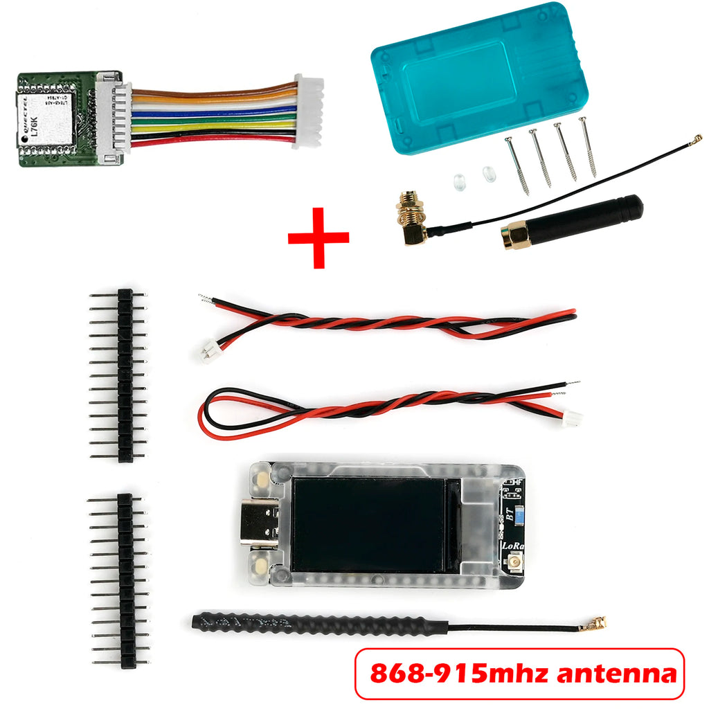 Heltec Mesh Node T114 Meshtastic Tracker Board nRF52840 SX1262 LoRaWAN LoRa Positioning Devboard Low Power + 868/915mhz antenna