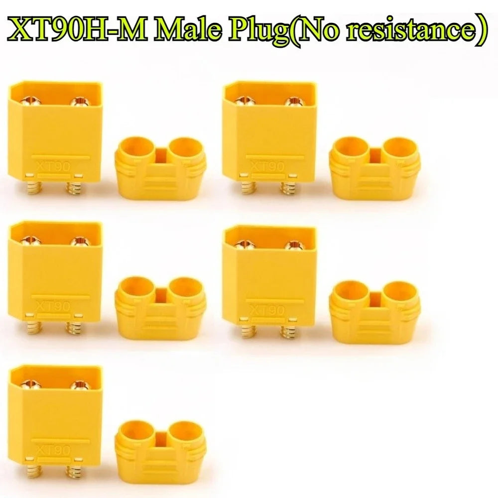 1/2/3/5Pcs XT90S Anti Spark Connector Amass XT90-S XT90H-M Plug Connector Anti-Spark Male Female Adapter For RC Car Lipo Battery