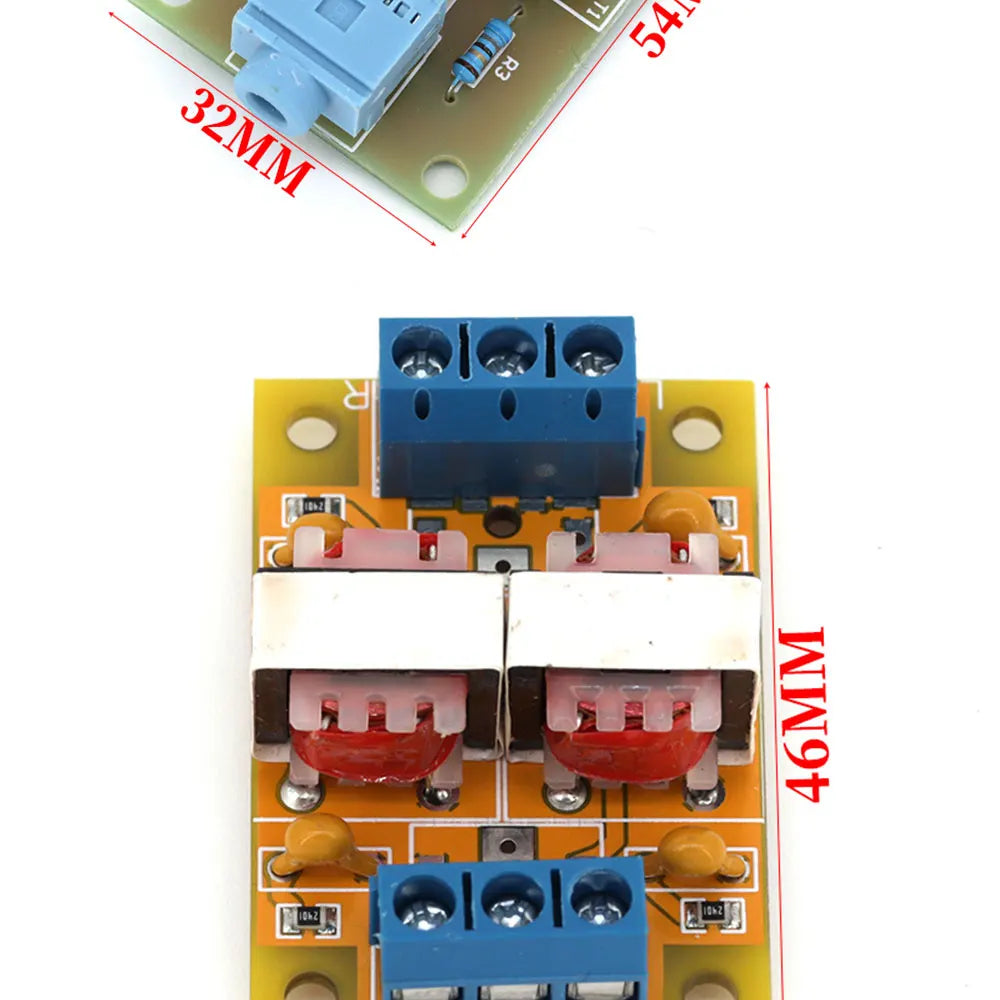 XH-M372 Stereo /Audio Isolator Vehicle Common Ground Suppression Interference Noise Isolation Module Transformer Coupler