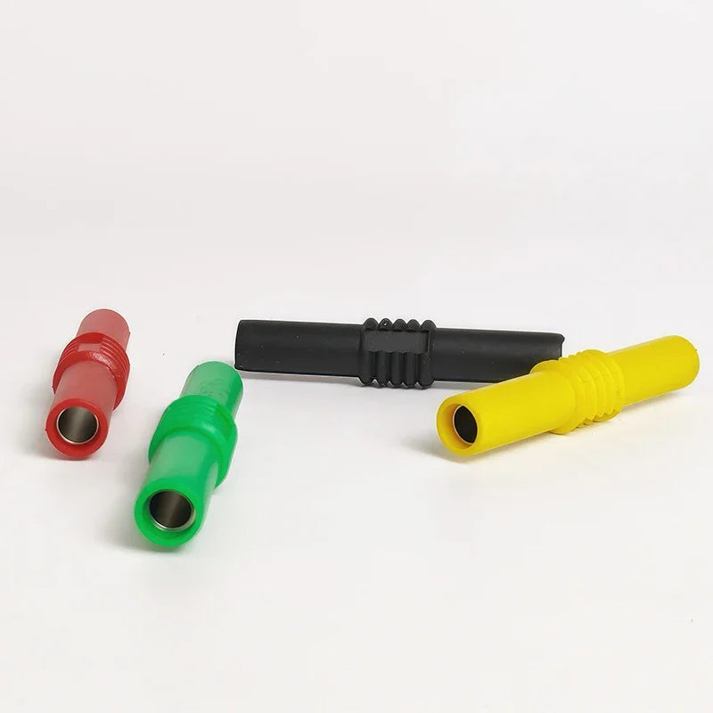Female to Female Banana Jack Connector Stackable Extension Insulated Adapter Banana Socket