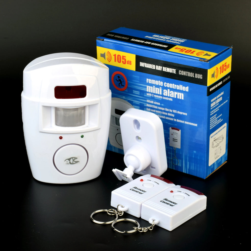 Home Smart Wireless Home Security PIR Alert Infrared Sensor Alarm System Anti-theft Motion Detector Alarm 105DB Siren