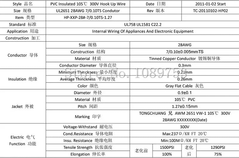 5Meter 6P/8/10/14/16/20/26/30/34/40/50/60 Pin 1.27mm Pitch Gray Flat Ribbon Cable 28 AWG Wire For 2.54mm FC IDC Connector