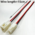 6.3mm Sedan Cable Connector 1P 2P 3P 4P 6P 8-9P Electric Motorcycle Harness Male and Female Plug Car Butt Joint Wire Length 15CM