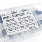 50PCS TO-220 MOSFET Kit 10 Values IRFZ44N IRF540N IRF3205 IRF640N Power Transistor Assortment