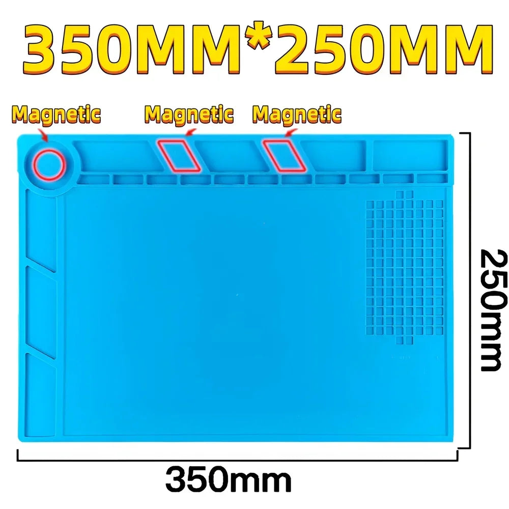 Repair Pad ESD Insulation Soldering Mat Heat Resistant Soldering Station Silicon Work Pad Phone Repair Tool Kit Desk Platform