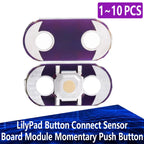 1~10PCS LilyPad Button Connect Sensor Board Module Momentary Push Button for Arduino DIY KIT Electronic PCB Power Sensor Module