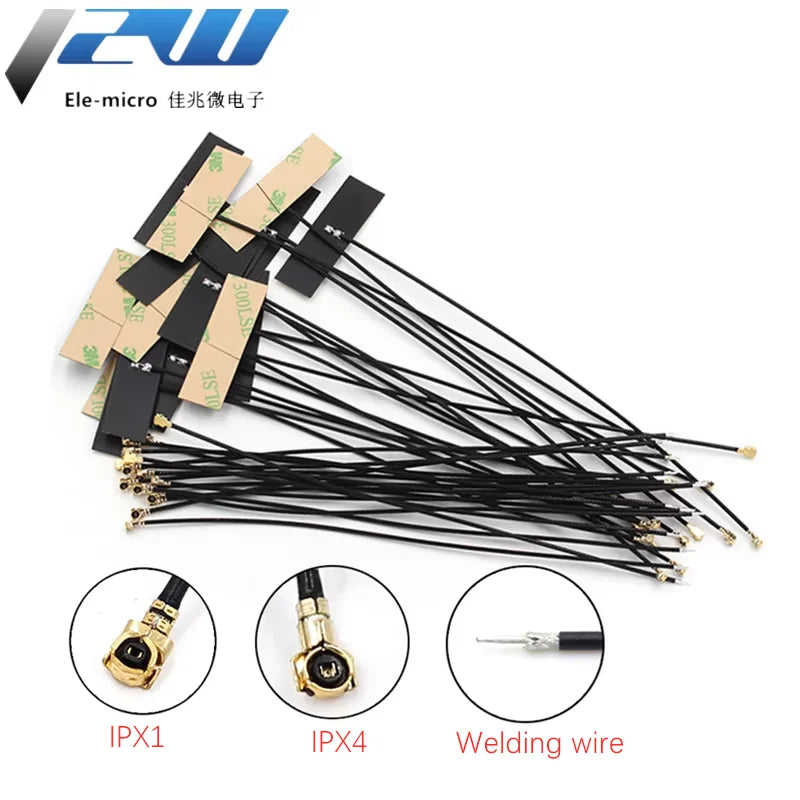 5 PCS/LOT WiFi 2.4G High Gain 5dbi , Built-in Flexible FPC Soft Antenna ZigBee Ipx4  Bluetooth Module IPX1/IPX4-K Patch Anten