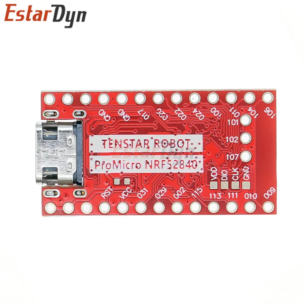 Estardyn NRF52840 Red Development Board Bluetooth Compatible With Nice!Nano V2.0 Pro Micro For Split Keyboard DIY Project