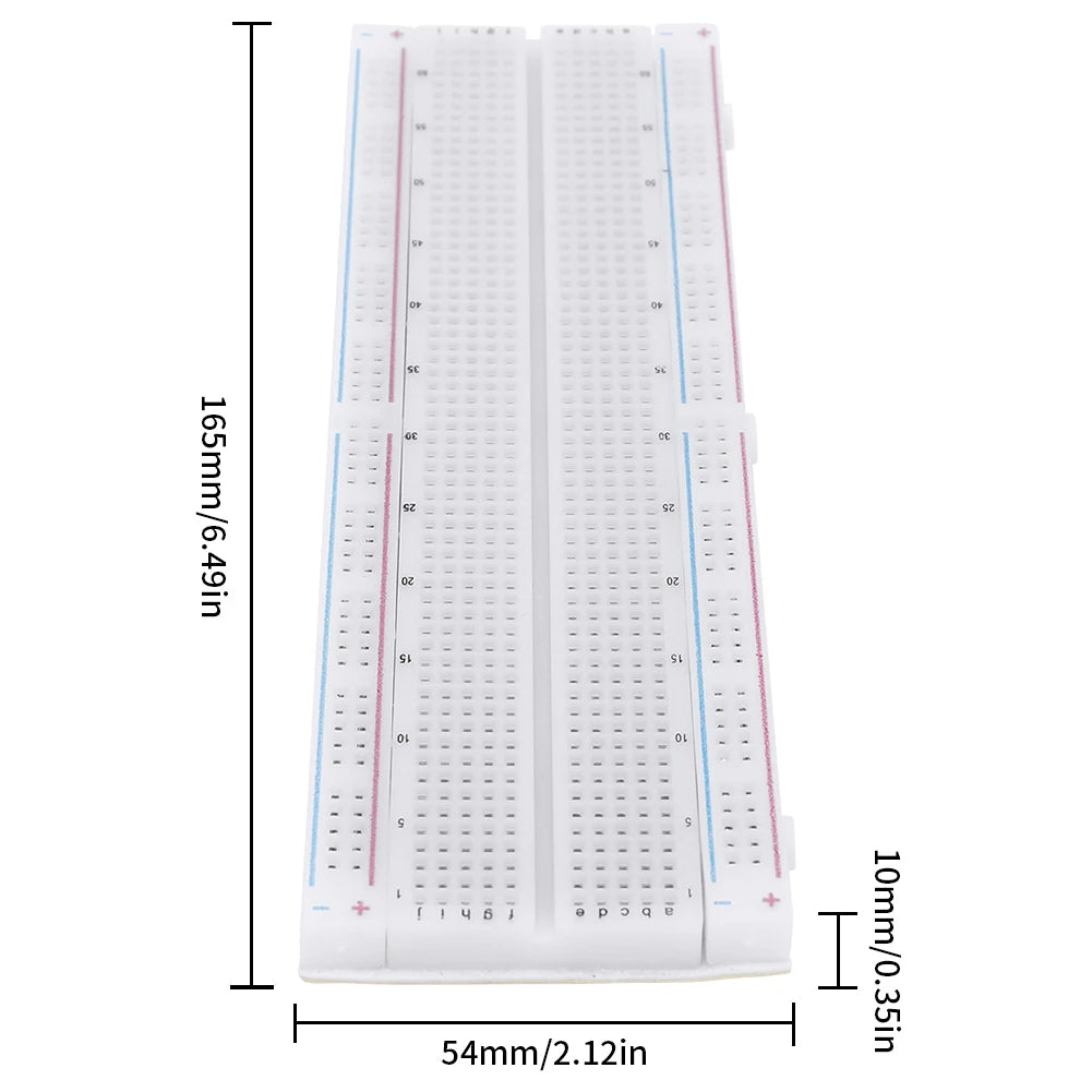 10-1PC MB-102 Prototype PCB Solderless Breadboard Solderless Breadboard Protoboard Circuit PCB DIY Kits