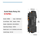 ENMG Ultra-Slim Intermediate Relay APAN3124, DC-to-DC 24VDC  1NO (Normally Open) Kit Solid State Electromagnetic Relay
