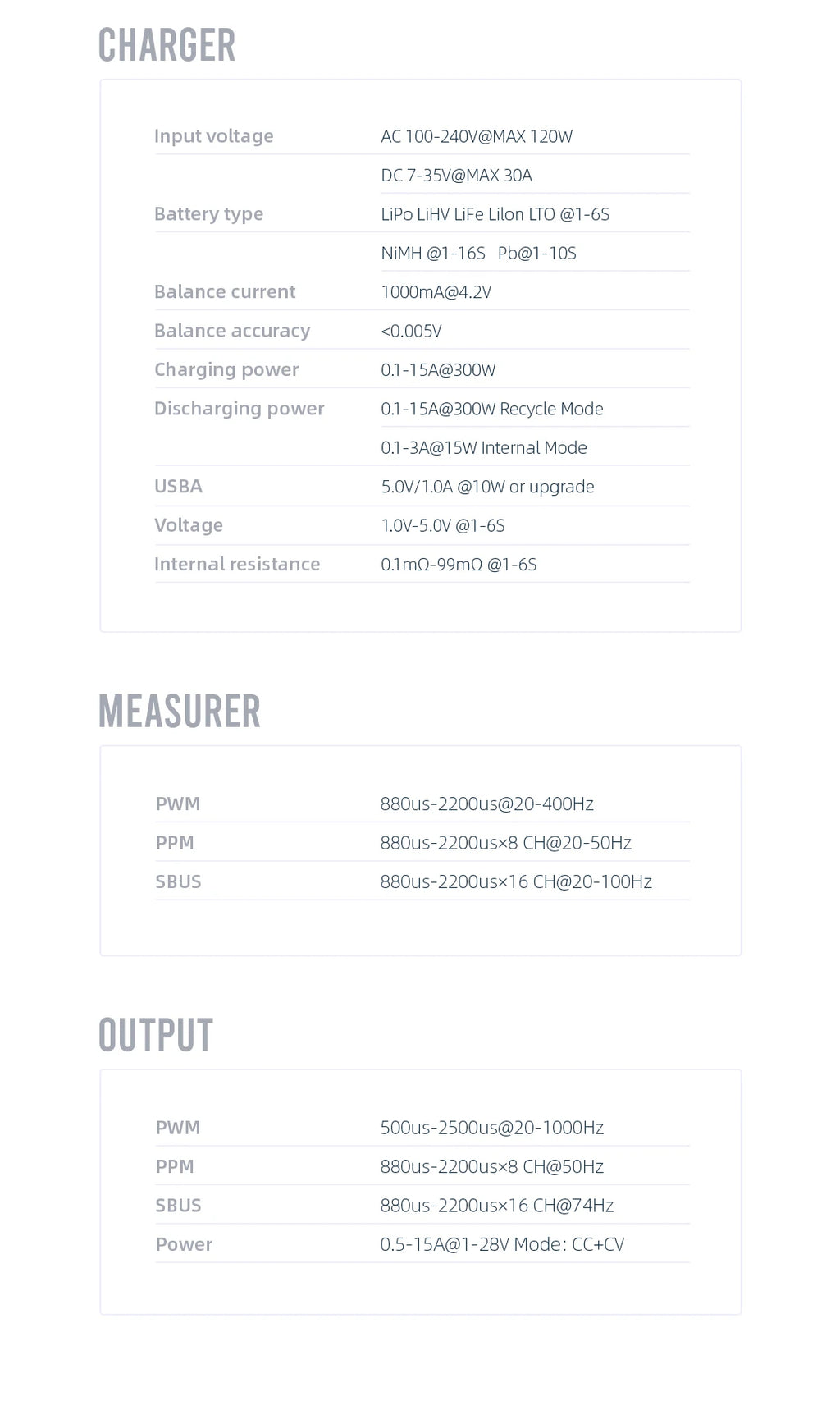 ToolkitRC M6AC 15A 300W Multifunctional LiPo Battery Charger Smart 1-6S Balance for RC Models - High Power RC Accessory