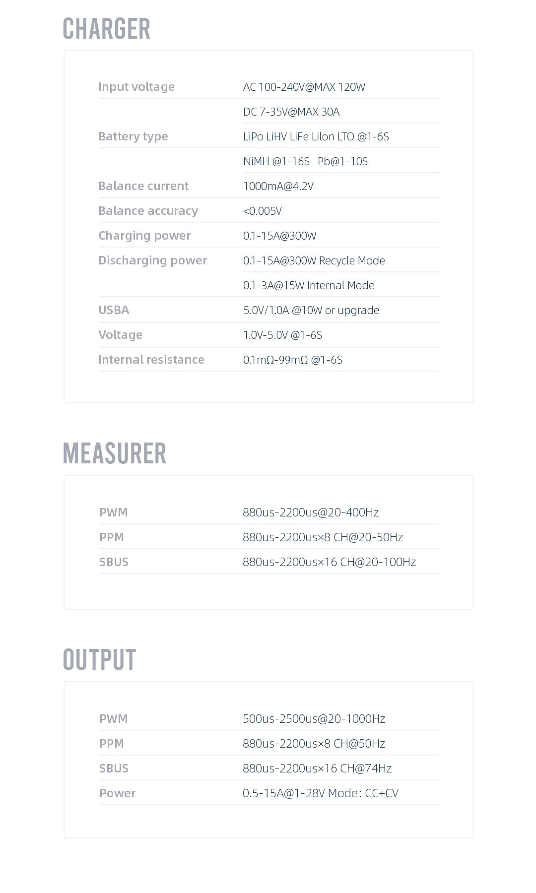 ToolkitRC M6AC 15A 300W Multifunctional LiPo Battery Charger Smart 1-6S Balance for RC Models - High Power RC Accessory
