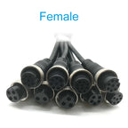 M16 2pin 3p 4p 5p 6p 7p 8p 9p 10Pin GX16 6pin Male to Female Aviation Video Extension Connect Cable 1M-10M for Car Camera System