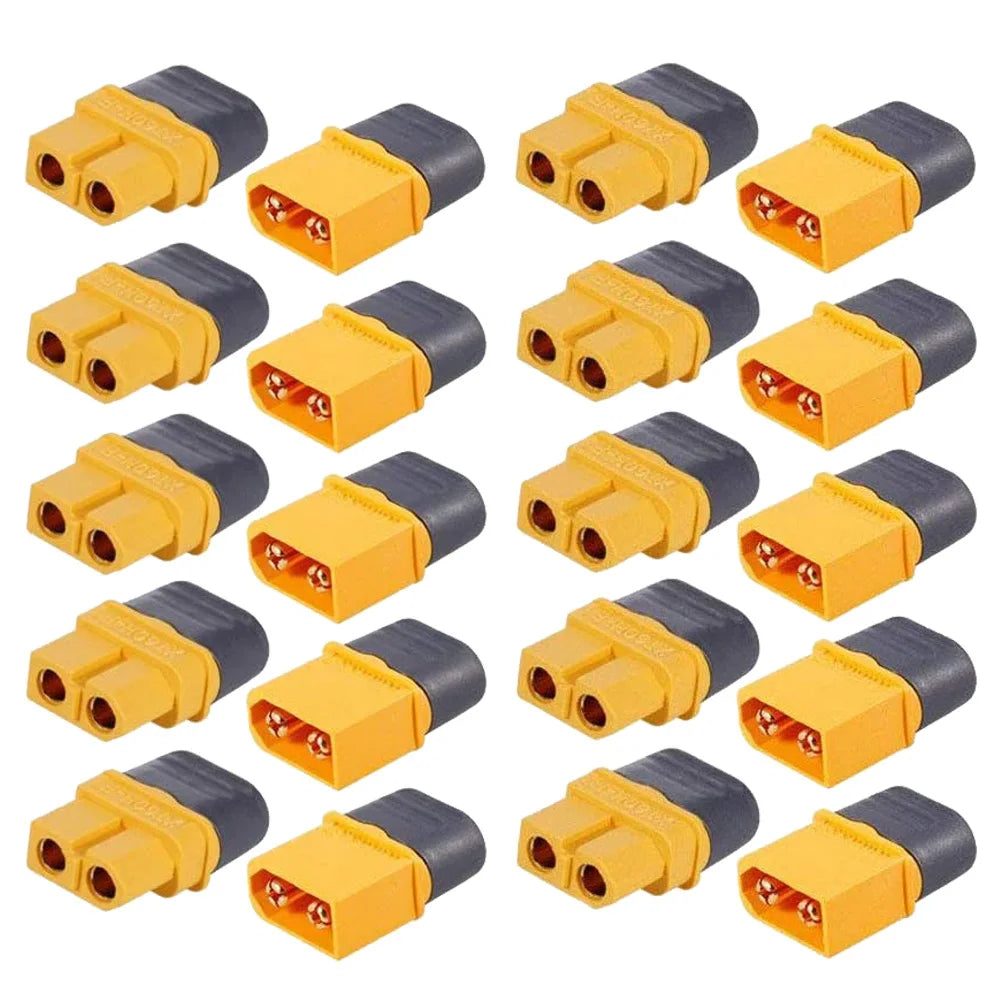 Xt60  Female Bullet Connectors Plugs For Solar Panel Launch Start Charging System Neon Anderson Cable Golf Mk2 Kia Ceed