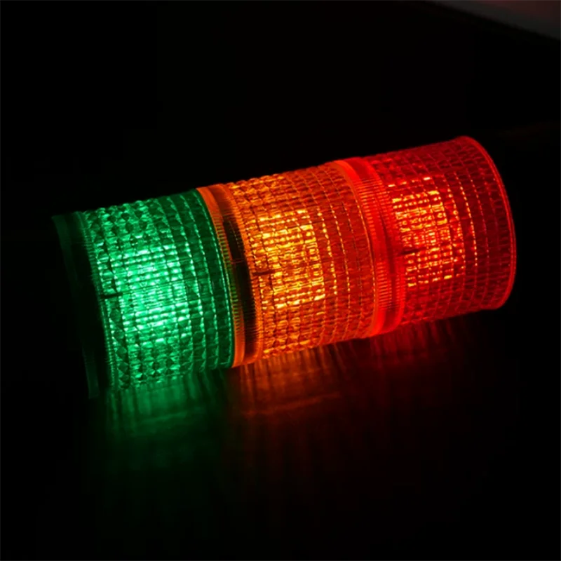 Zusen 70mm T7-RG-BZ-2/2Y 12V 24V Two-story Warning light signal LED three-color machine tool indicator Buzzer