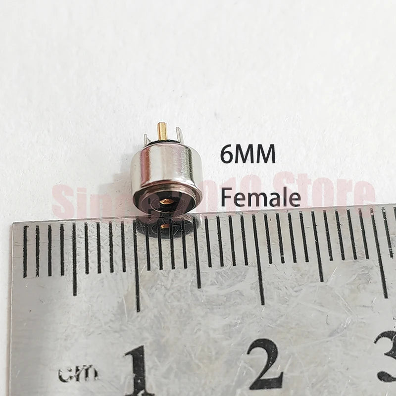 4/5/6/7/8/10mm Circular Magnetic 2Pin Male And Female Pogo Pin Connector 12V 2A Gold-plated For DIY Charging Of Smart Watches
