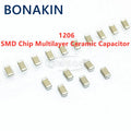20PCS 1206 68UF 686M 6.3V 10V 16V 25V 50V ±20% X5R SMD Chip Multilayer Ceramic Capacitor
