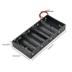 1X 2X 3X 4X AA Power Battery Storage Case Holder Socket DIY UM3 1.5V Dual AA LR6 Container Wt Lead Cables Switch Cover Optional