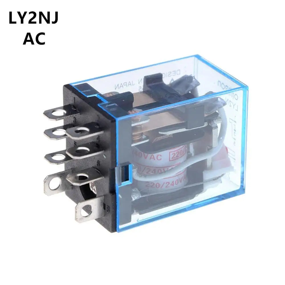 1pcs General Purpose LY2NJ HH62P Electronic Micro Electromagnetic Relay LED Lamp 10A 8 Pins Coil DPDT DC12V 24V AC110V 220V
