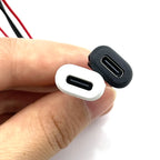 4Pin USB-C Type Waterproof USB Connector Direct Compression Female Base Female Socket Charging Interface with Data Transmission
