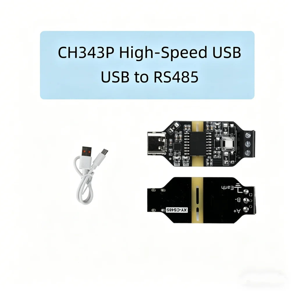 CH343P module 6Mbps USB to RS485 Isolated Converter Industrial Grade Type-C Interface 16KV Isolation Dustproof USB to TTL serial