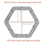 DC5V Dimmable LED Chip 5W-30W Surface Light Source SMD 5730 LED Light Beads DIY Tricolor Adjustable LED Bulb White Warm White