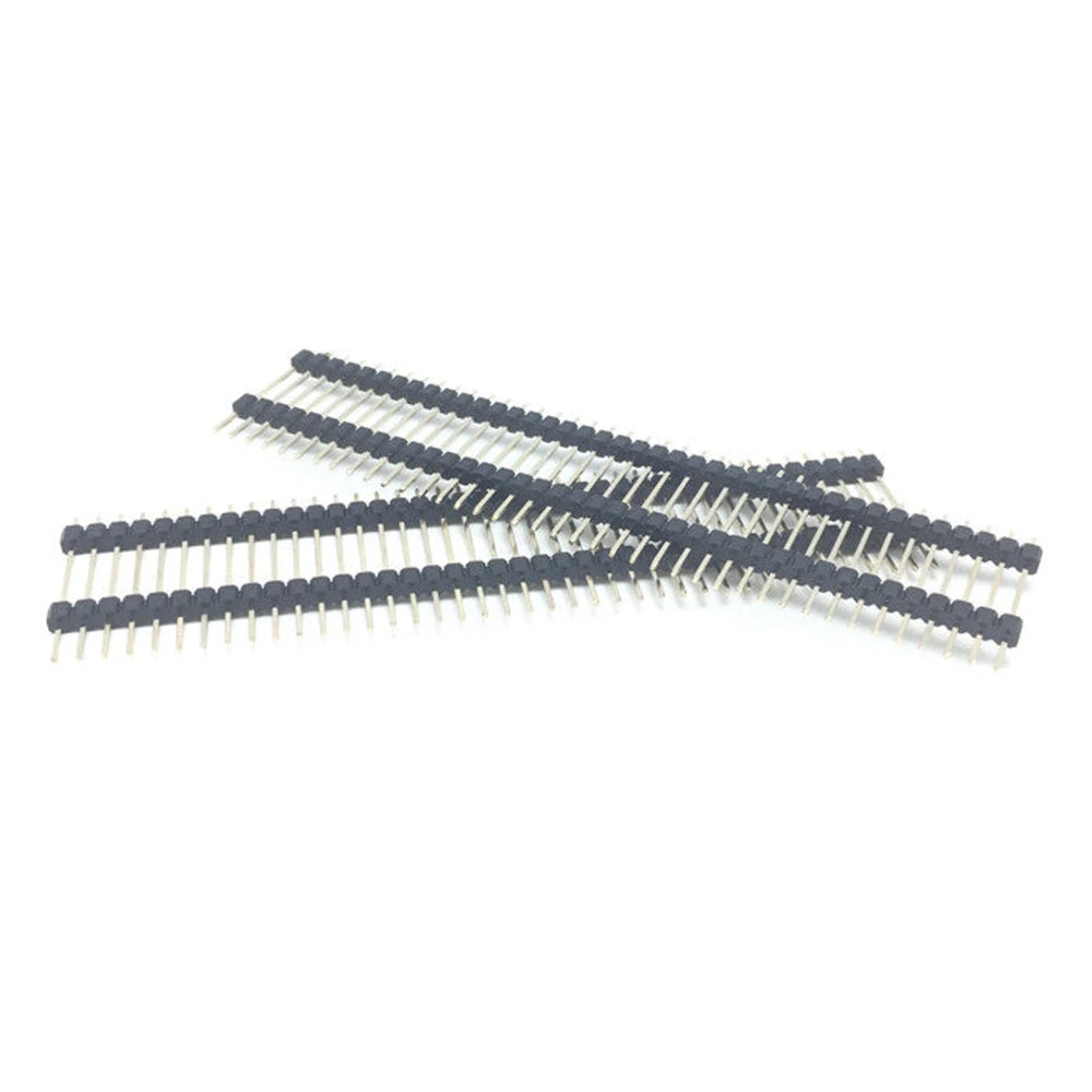 10pcs 2.0mm Board Spacer 1/2X40P Straight Single/Dual Row Double Plastic L8.7/11/15/21-35mm Gold Breakable PCB Male Pin Header