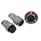 GX25 Plug Cable Connector Flange Fixing 20A 2Pin 3Pin 4Pin 5Pin 6Pin 8Pin 12Pin DF25 Circular Connectors