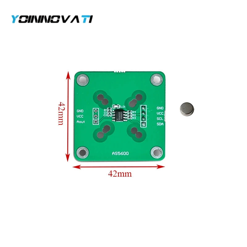 AS5600, AS5047P, MT6701, TLE5012B, MT6835 Programmable Magnetic Encoder Module Kit with Magnet