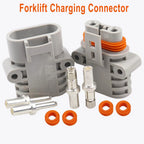 Pair Of FOR Anderson 50 Amp 600V 6 Grey Forklift Cable Power Connectors Good Electrical Conductivity Easy To Connect Tool