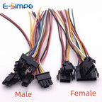 5pc Micro-Fit MX3.0 Single Row 2/3/4/5/6Pin Male Female 43025 43020 Plug Receptacle 20AWG 20/30/50cm Wire Connector Cable Harnes
