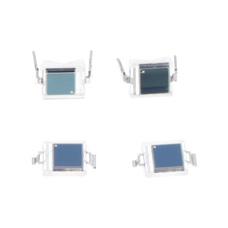 (ZYDD01) 5Pcs Photodiode BPW34S BPW34 Surface Mount/Direct Plug-in SMD-2/DIP-2 Silicon PIN Photodiode Infrared Receiver Tube