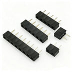 100pcs 2.54mm PH3.5 Low Short Profile Straight Single Row 1x2/3/4/5/8/10/12/24P Rohs Gold PCB Female Pin Header Socket Connector