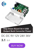 DC-DC XL6009 Digital Boost Step Up Power Supply Module Adjustable 4.5-32V to 5-52V Step-up Voltage Regulator With LED Voltmeter
