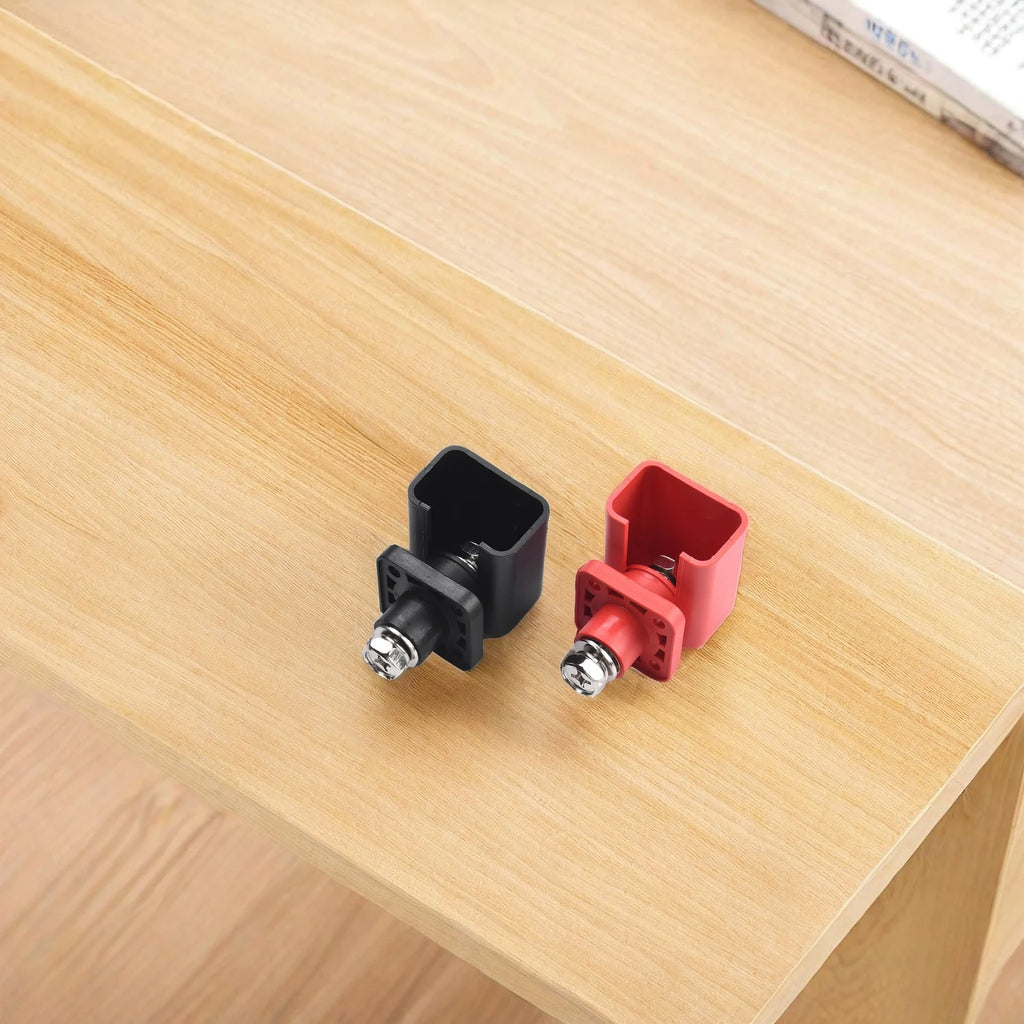 2pcs 200A Through Wall Type Lithium Battery Energy Storage Terminal High-Current Lithium Battery Copper Terminal Connectors